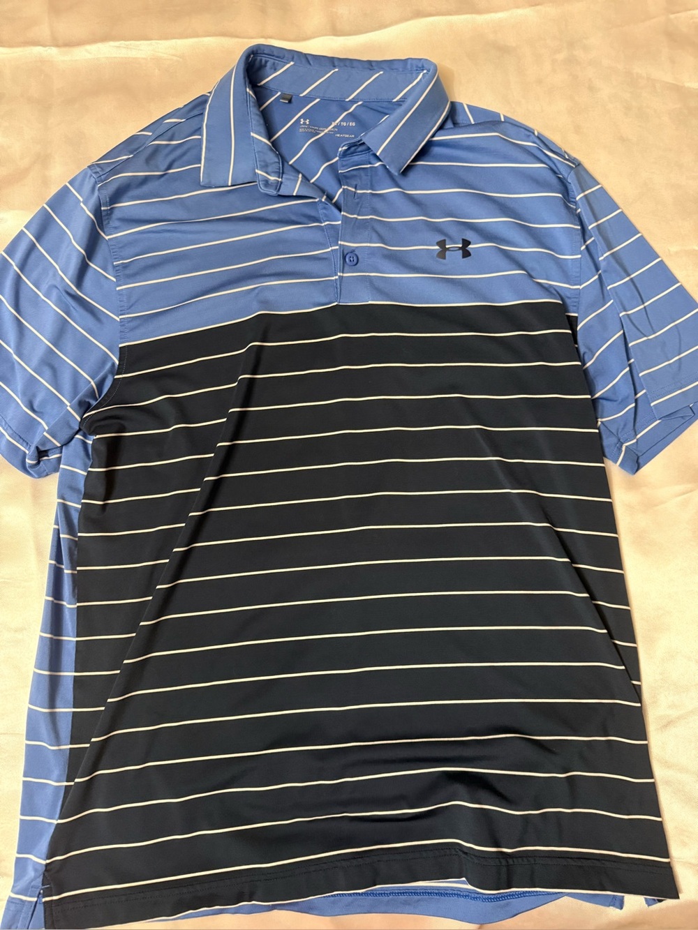 Under Armour Heat Gear Loose fit Performance Golf Polo XL EUC